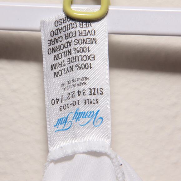 Vanity Fair Full slip White Size 34 Made in USA - Picture 6 of 7